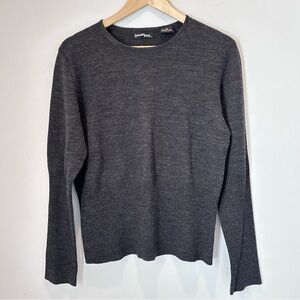 Crossing Pointe Merino Wool Sweater Size Medium / Large Neutral Minimalist F81